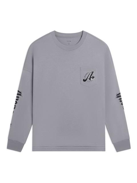 Li-Ning x MARVEL Graphic Sweatshirt 'Grey' AHSSE29-1