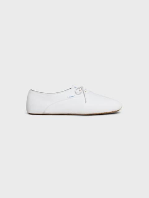 BALLET - LACE-UP SHOE IN LAMBSKIN