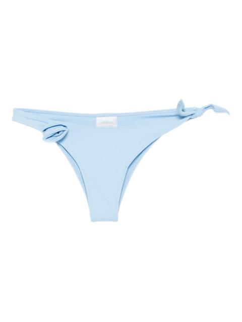 flower-detail tie-side bikini bottoms