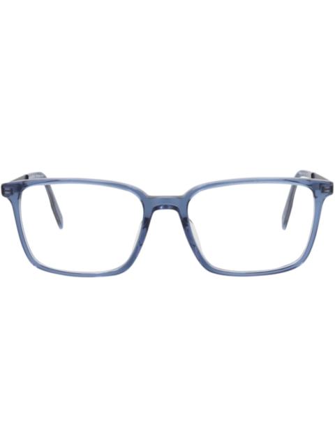 Maui Jim Square-Frame Acetate and Stainless Steel Optical Frames Blue Blue Transparent (MJO2244-03)