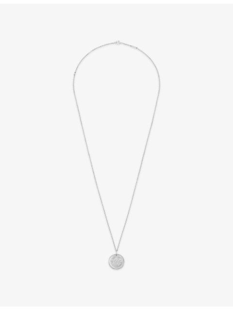 Zodiaque Medal Scorpio 18ct White-Gold Pendant