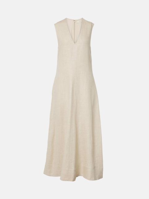 Marteret linen maxi dress