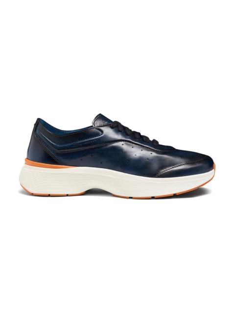 Men's blue leather Bounce sneaker