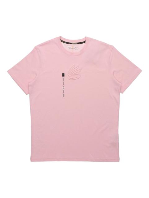 Under Armour Curry Embroidered Undrtd T-shirt 'Pink' 1362005-658