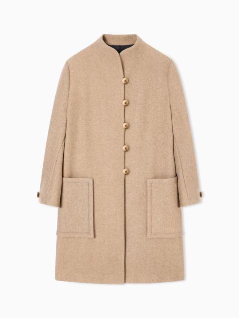 ICON WOOL-BLEND SINGLE-BREASTED COAT