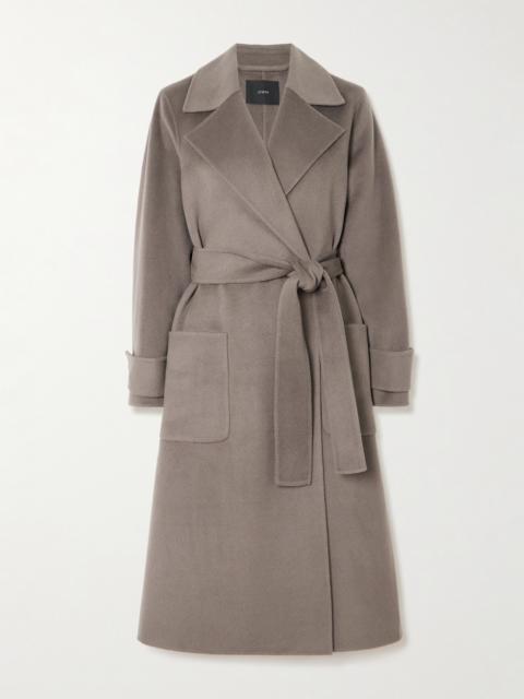 Arline Belted Wool And Cashmere-blend Coat