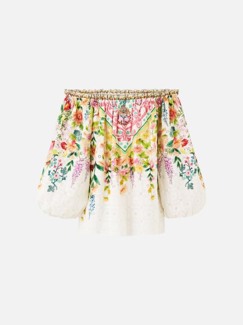 FRILL OFF SHOULDER TOP