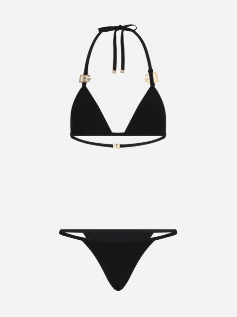 Triangle bikini with DG logo