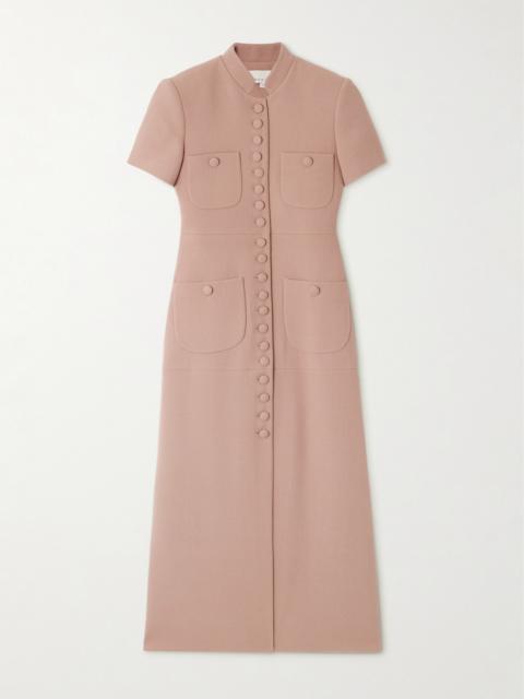 Imperial Wool-crepe Midi Dress
