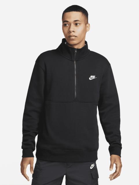 Nike Sportswear Club Men's Brushed-Back 1/2-Zip Pullover