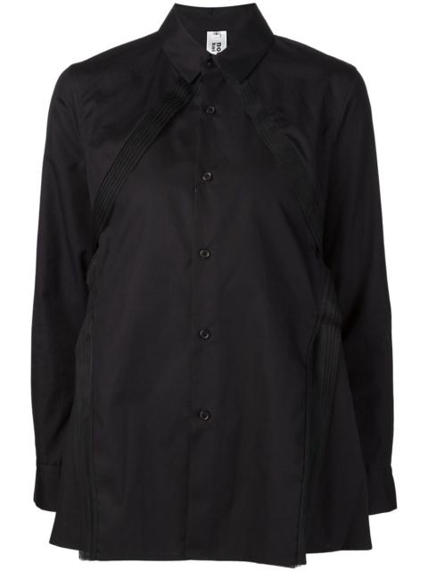 pleated detail shirt