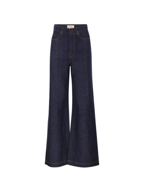 Latino five-pocket flared jeans