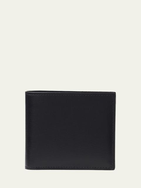 Men's Leather V-Cut Bifold Wallet