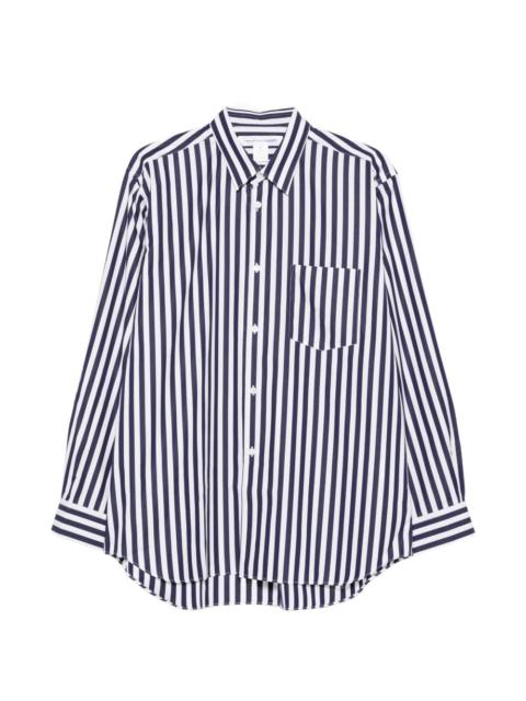 striped pocket shirt