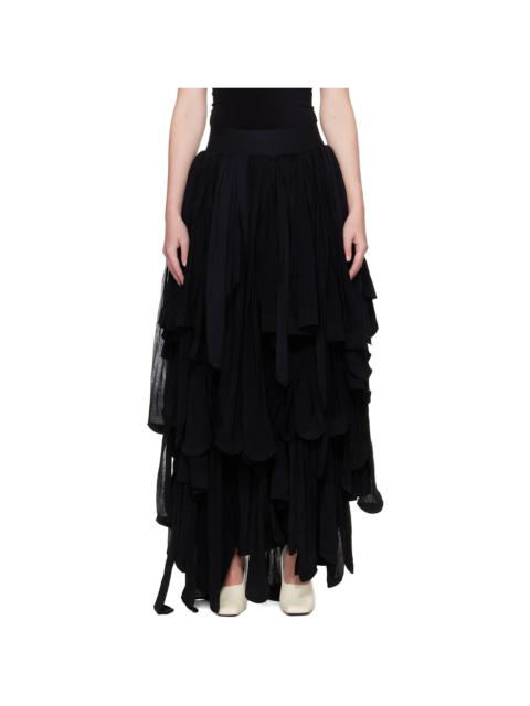 Black Tights Maxi Skirt