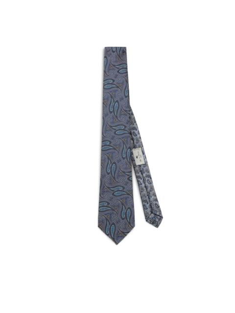 paisley-pattern tie