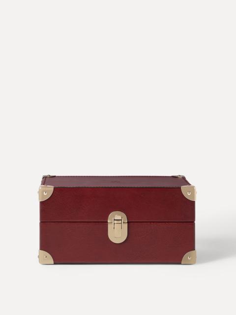 Burnished calfskin watch organizer