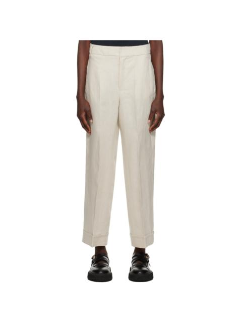 Beige Salix Trousers