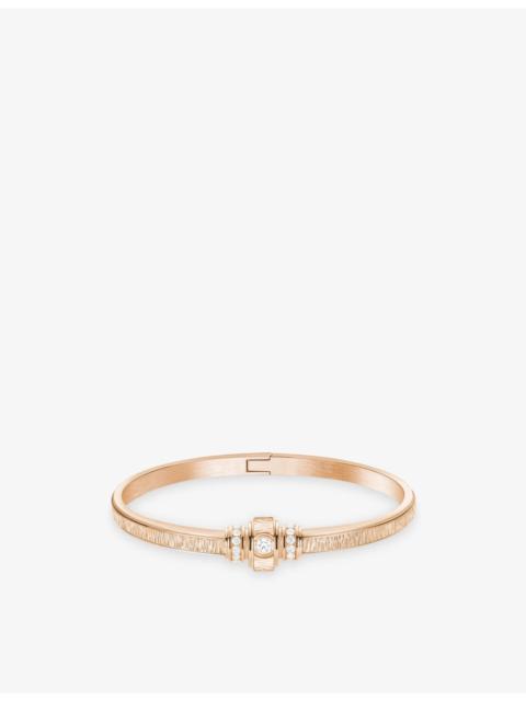Possession 18ct Rose-Gold And 0.43ct Brilliant-Cut Diamond Bangle