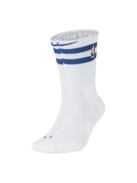 Nike Logo Stripe Casual Socks One Pair White CK5247-100