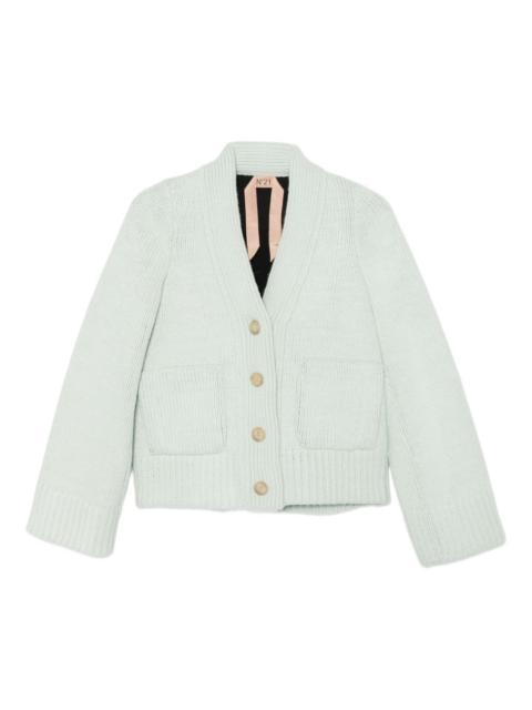 pocket button cardigan