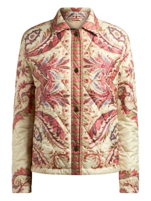 paisley quilted jacket