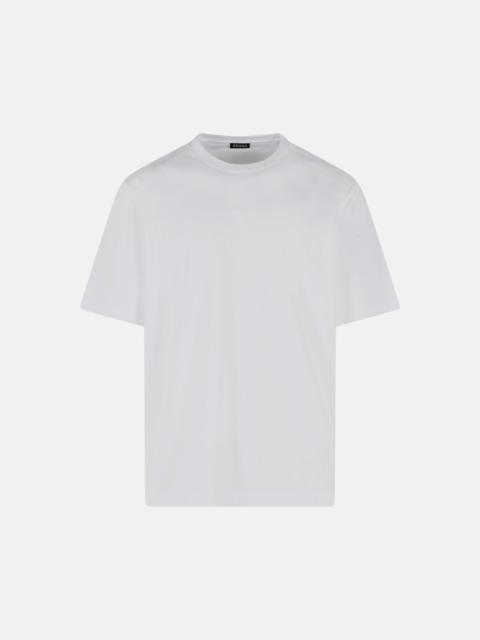 WHITE COTTON T-SHIRT