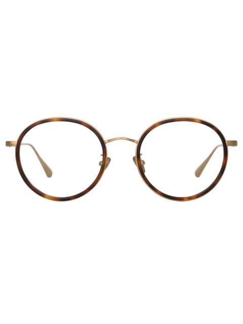 SATO OVAL OPTICAL FRAME IN LIGHT GOLD