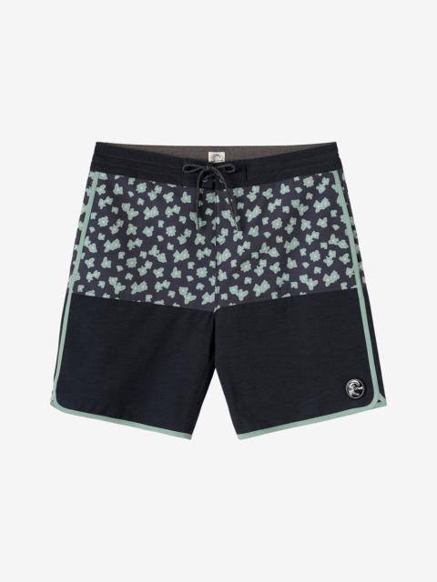 O'Riginals Block Scallop Cruzer 18" Boardshorts