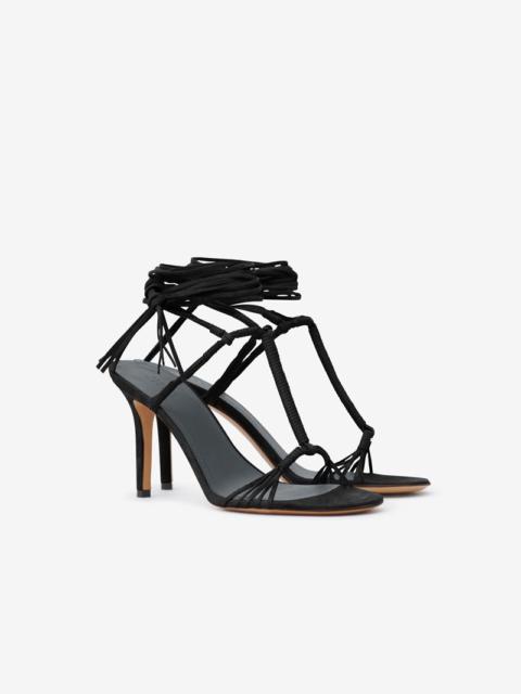 ARJA SUEDE LEATHER SANDALS