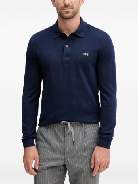 long-sleeved polo shirt