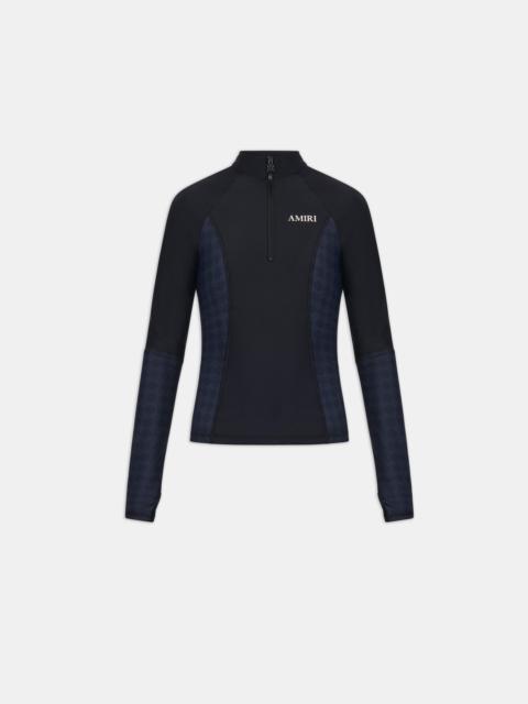 WOMEN'S MA QUAD LONG SLEEVE ZIP TOP