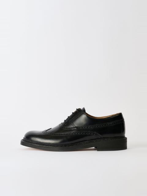 Brogue Parade Black Leather