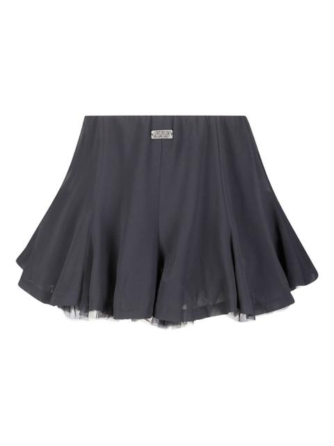 tulle mini skirt