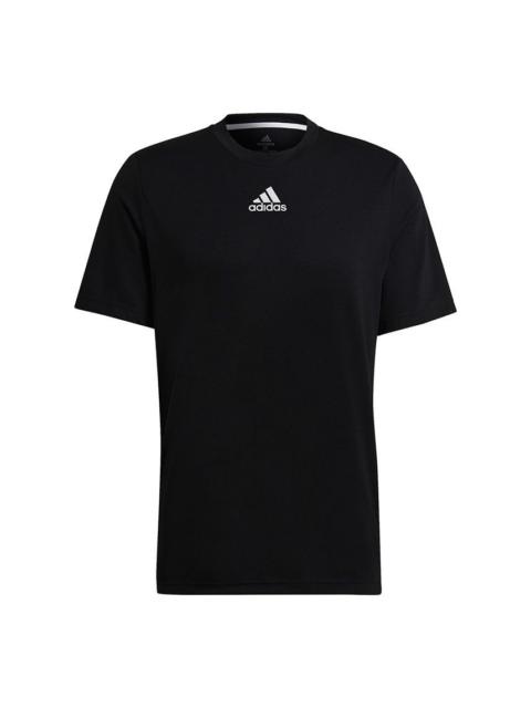 adidas Sprt4ia G T Leisure Sports Short Sleeve Men's Black GL2361
