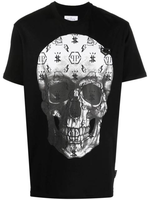 skull-print short-sleeve T-shirt