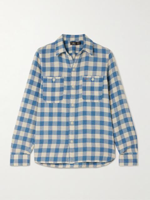 Farrell Gingham Cotton And Linen-blend Shirt
