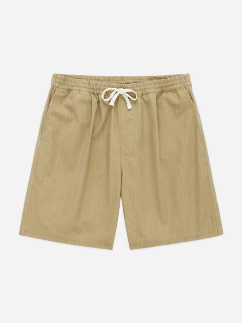 Drawstring Short - Sand HBT