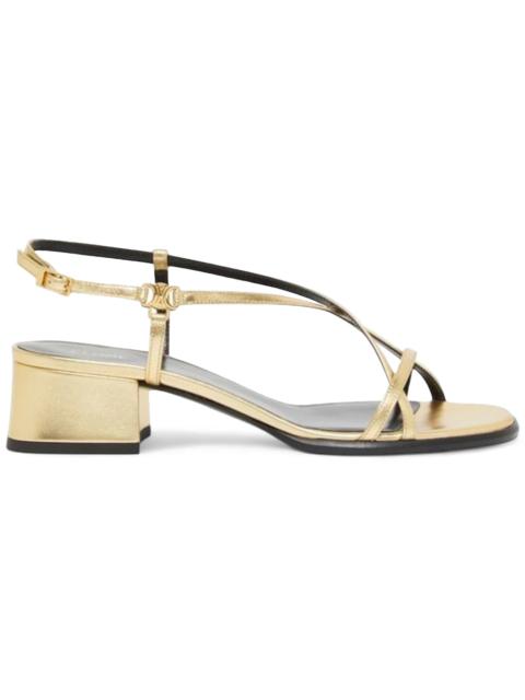 Celine Laminated Lambskin Strappy Sandal Gold (Women's)