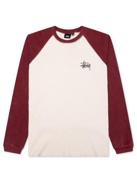 RAGLAN THERMAL 2 TONE - OFF WHITE