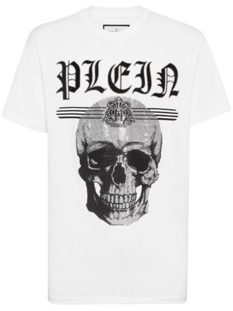 Skull crystal-embellished T-shirt