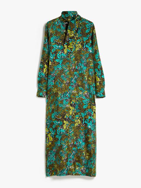 CALATE Printed silk shirt dress