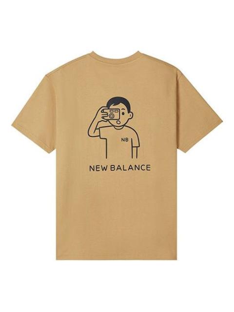 New Balance x Noritake Unisex Printing Round-neck Yellow AMT12346-MSU