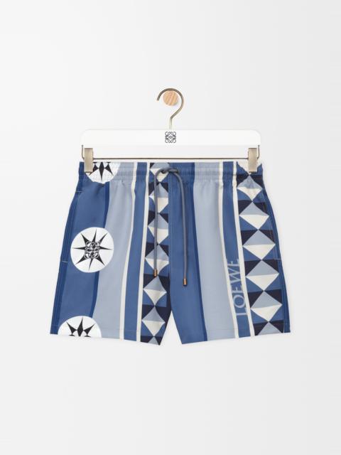 Swim shorts in technical shell