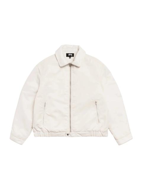 Stussy Pile Lined Zip Jacket Bone