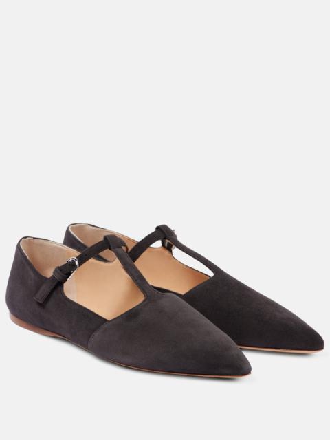 Lola suede ballet flats