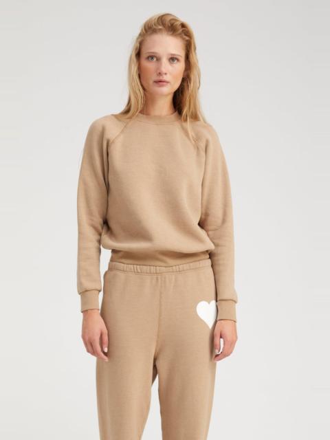 LATTE SHRUNKEN RAGLAN SWEATSHIRT