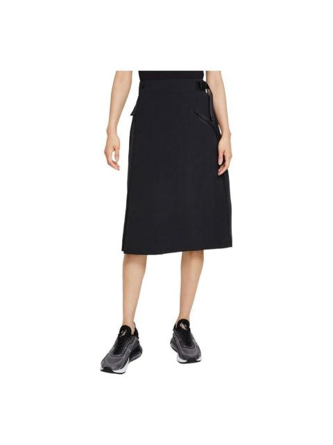 (WMNS) Nike Sportswear Tech Pack Casual Sports Solid Color Breathable A Black DD4619-010