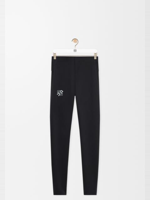 Active tights in technical jersey