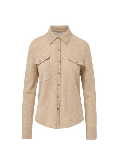 AYTON MERINO-CASHMERE KNIT TOP